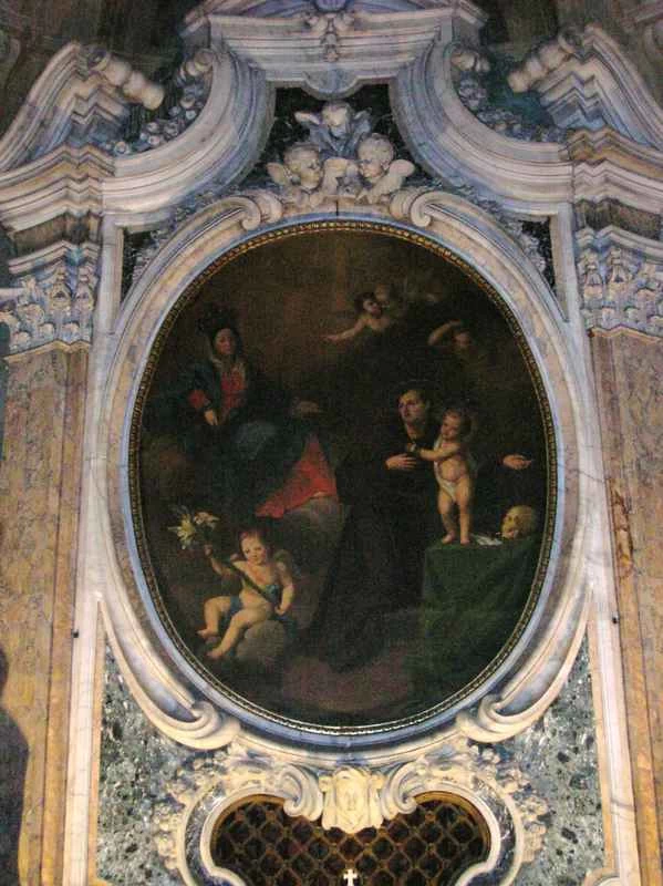 Apparizione della Madonna con Bambino a Sant'Antonio da Padova - Chiesa di Santa Caterina, Lucca